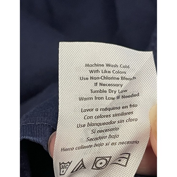 Lincoln‎ Outfitters Mens Button-Up Shirt 2XL Short Sleeve Flap Pockets Navy - Picture 5 of 7